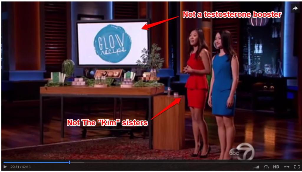 shark tank glow recipe episode