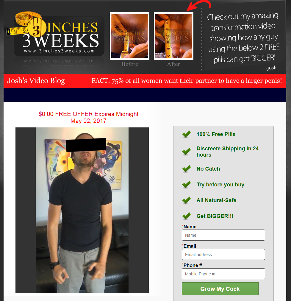 3inchesin3weeks website