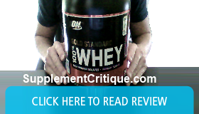 gold standard whey protein