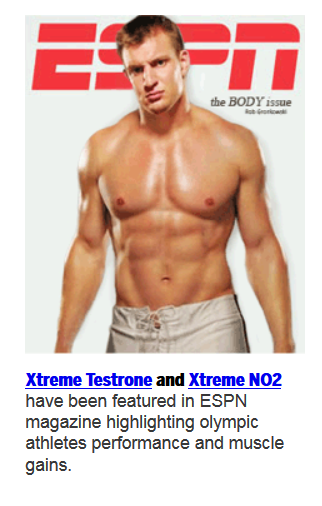 rob gronkowski xtreme testrone