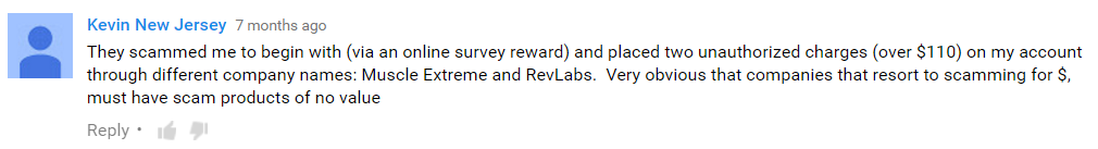 another review of rev test on amazon