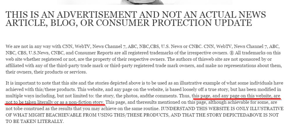 testorip x article disclaimer