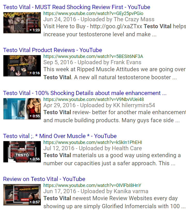 testo vital reviews on youtube