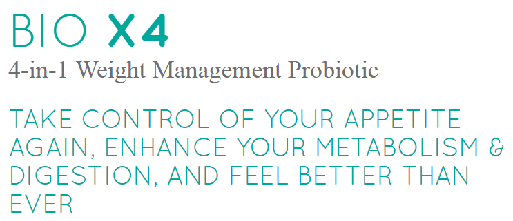 bio x4 4 in one weight management probiotic