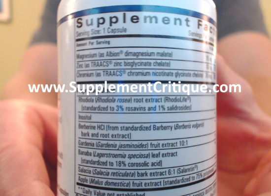 golo release supplement ingredients list