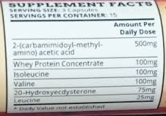 B-Bal MAX Ingredients Image