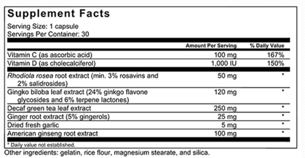 5G Male Ingredients Image