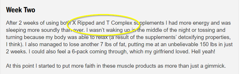 X Ripped and T Complex Results Image