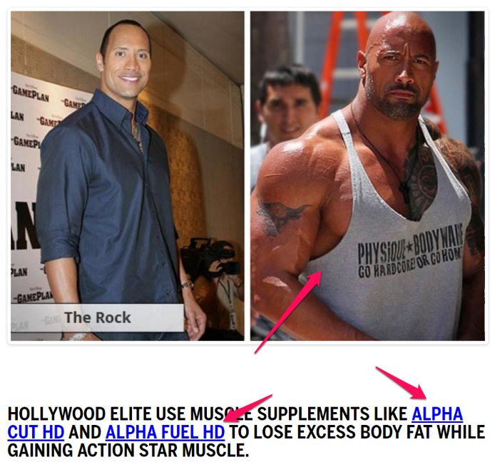 the rock alpha cut and alpha fuel image