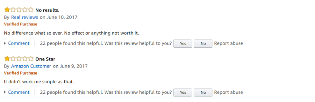 Erectize 1 star reviews image
