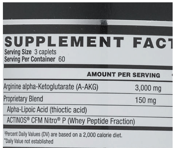 NO2 Black contains a pure form of L-Arginine called Arginine AKG