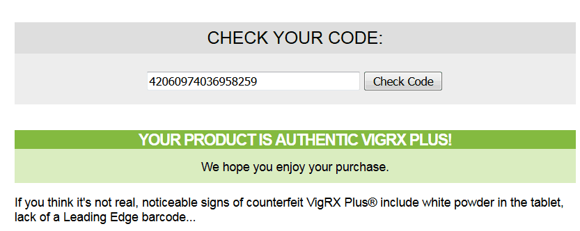 real vigrx plus