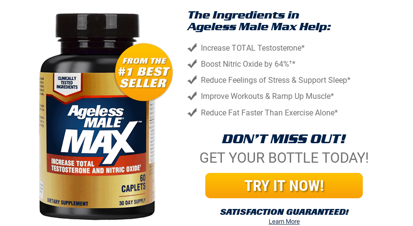 The promises of Ageless Male Max.
