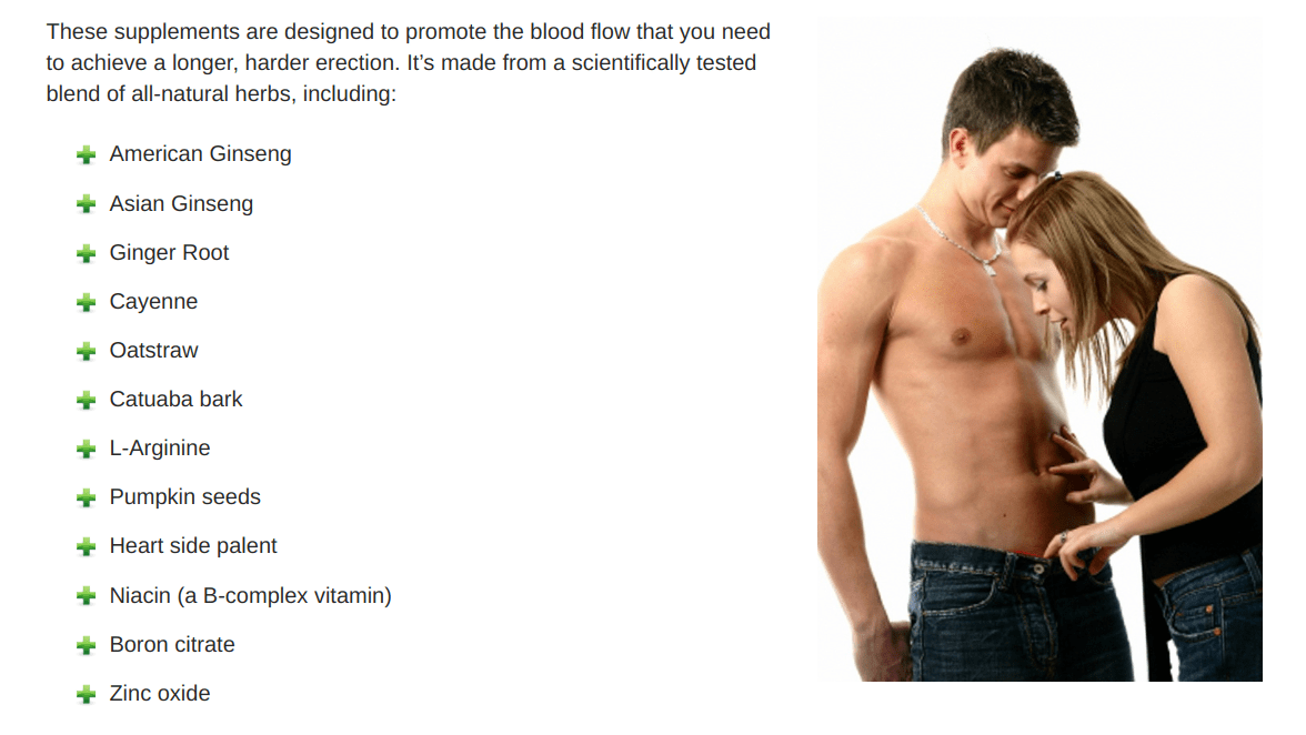 Virility Ex contains all-natural, herbal ingredients