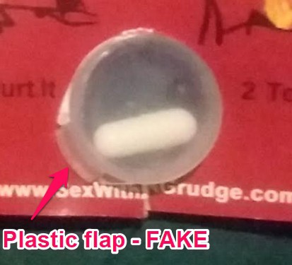 plastic flap fake swag pills