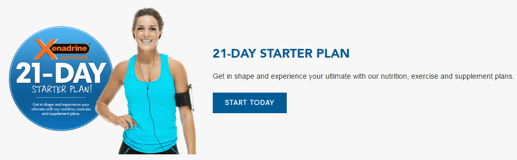 xenadrine ultimate 21 day starter plan