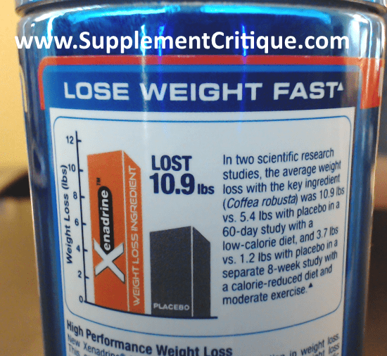 xenadrine ultimate clinical study