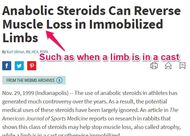 anabolics for muscle wasting