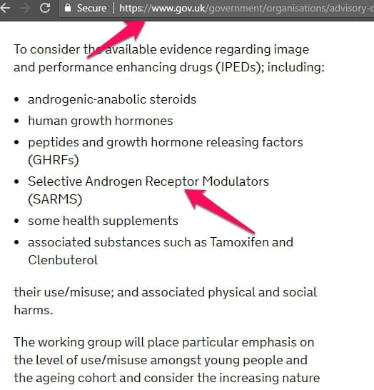cardarine legality in UK