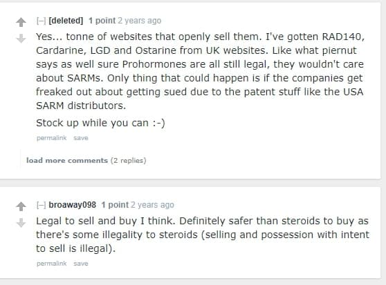 is cardarine legal in the UK