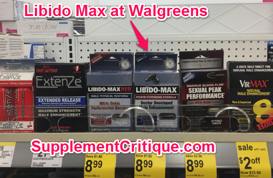 libido max at walgreens