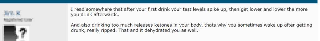 Alcohol forum response 1