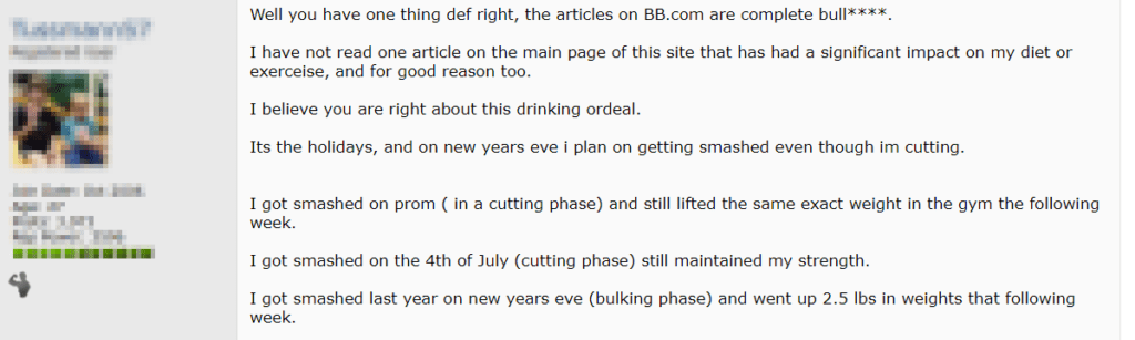 Alcohol forum response 2