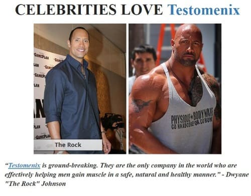 the rock on testomenix