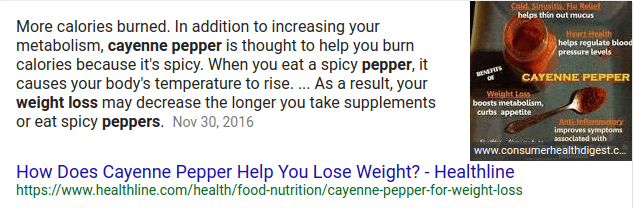 Cayenne pepper is found in Leanbean and helps to boost metabolism