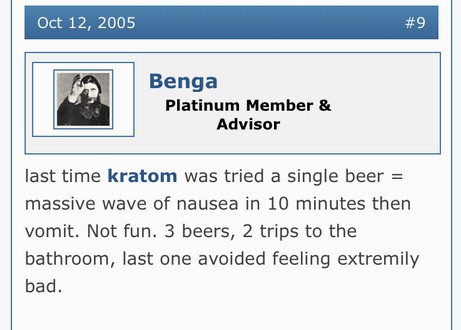 mixing kratom and alcohol side effects