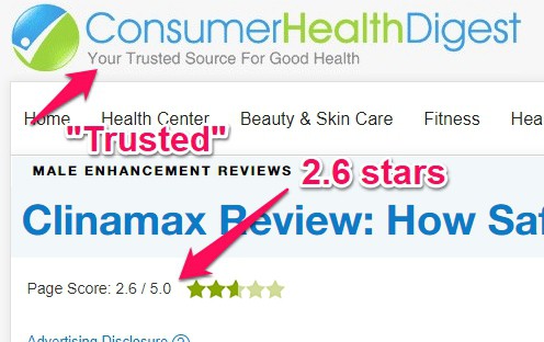 clinamax reviews on other websites