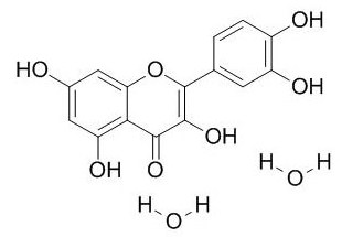 molecular structure of Quercetin