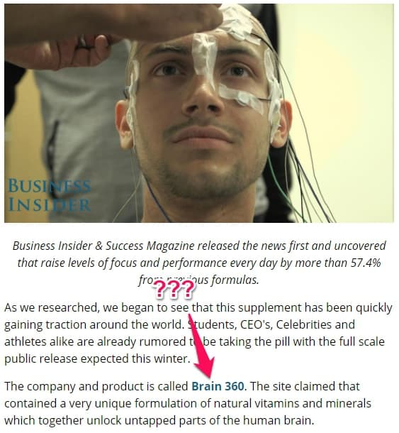 athletes and celebrities taking brain 360