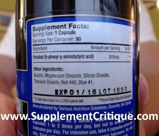 My Phenibut XT Review and Results | Supplement Critique