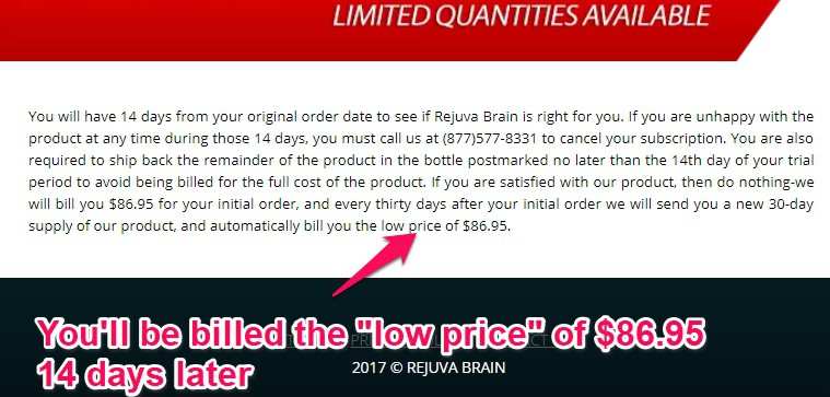 rejuva brain terms and conditions