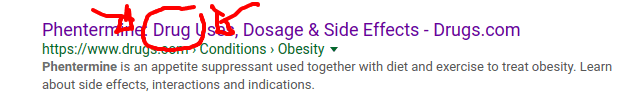 Phentermine is a drug