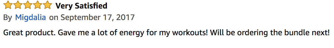 fit affinity for her gives energy boost