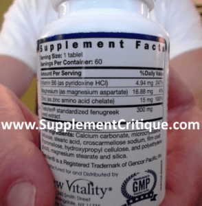 ageless male sex pill ingredients label