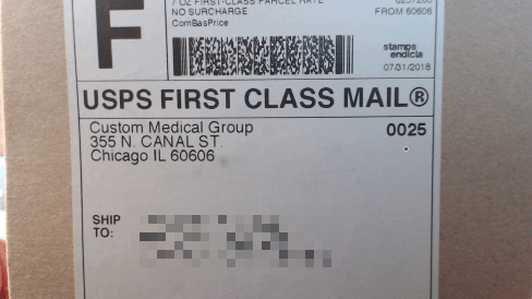 blue chew is shipped discreetly