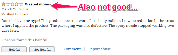 negative review of yohimflame on amazon