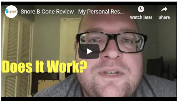 snore b gone video review