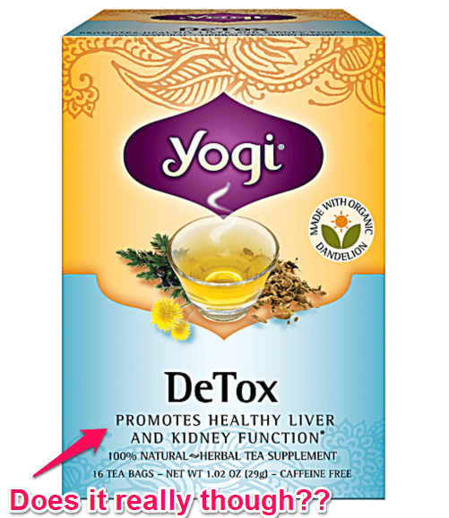 yogi tea for liver and kidney function