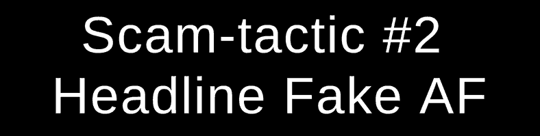Scams like Accelleral use fake headlines promising the world