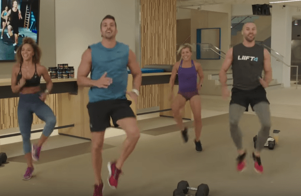 Soccer runs during LIIFT4