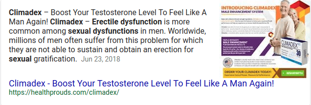 Climadex is a scam and cannot be found on the internet