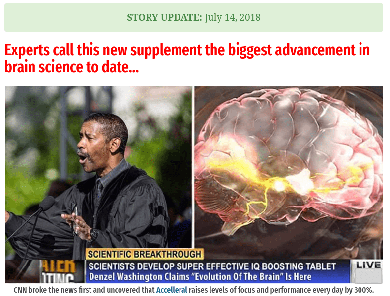Accelleral fake news exposed