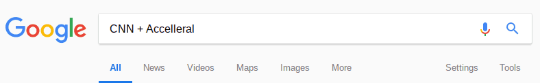 CNN never wrote about Accelleral.<br><br>It's a lie