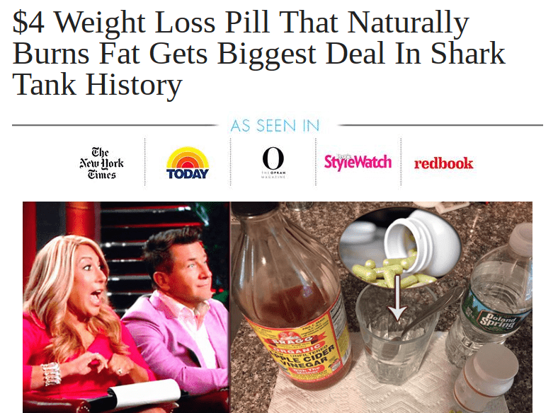 shark tank weight loss