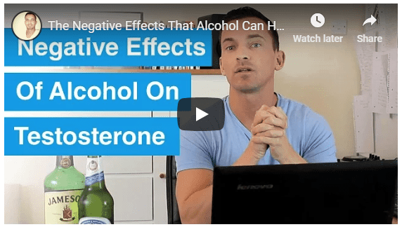 alcohol and testosterone effects