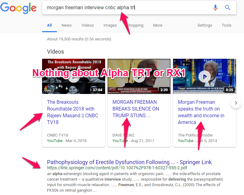 alpha trt phone interview freeman